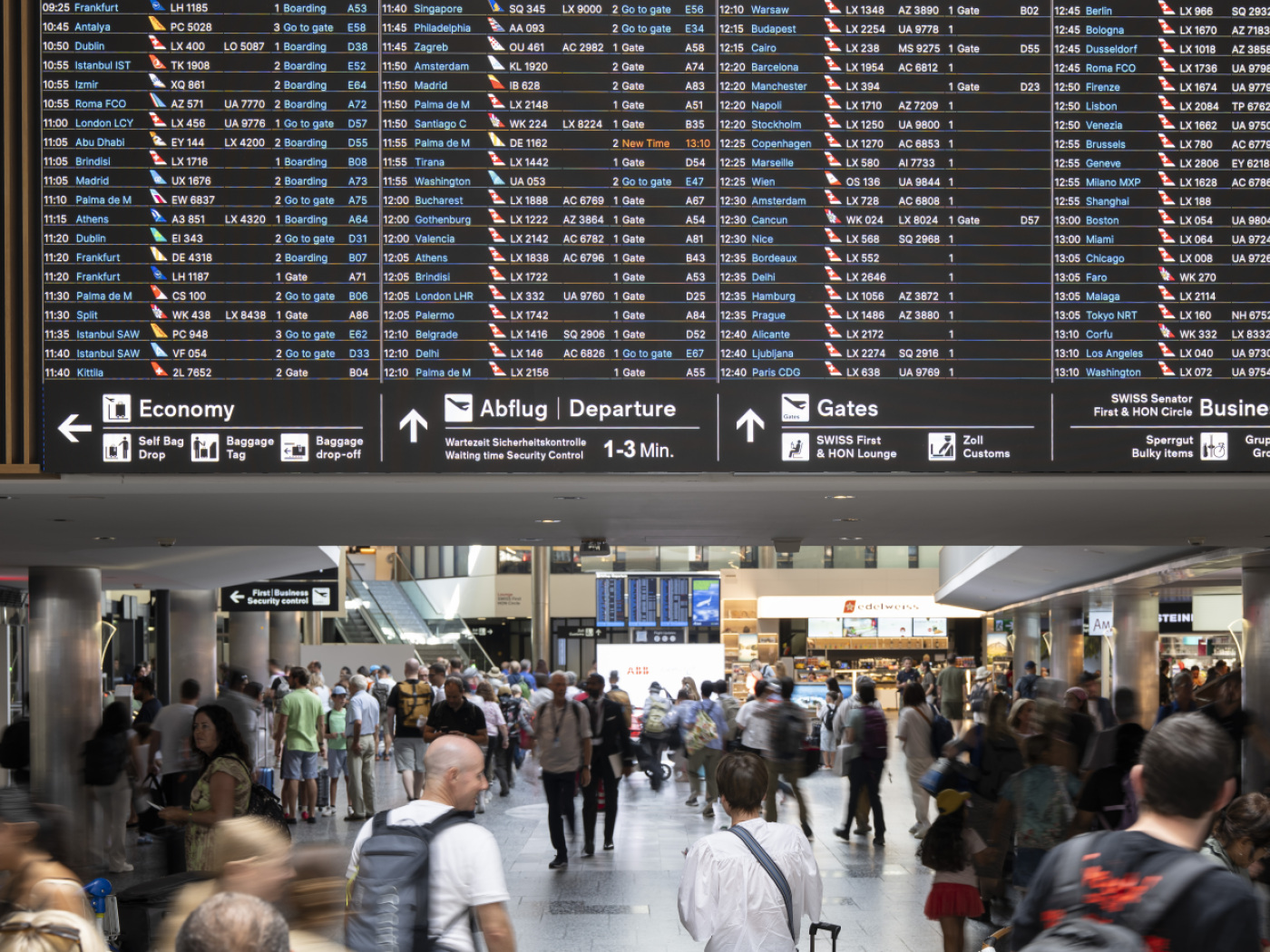 Punctuality at Zurich Airport has improved – Swiss remains stagnant