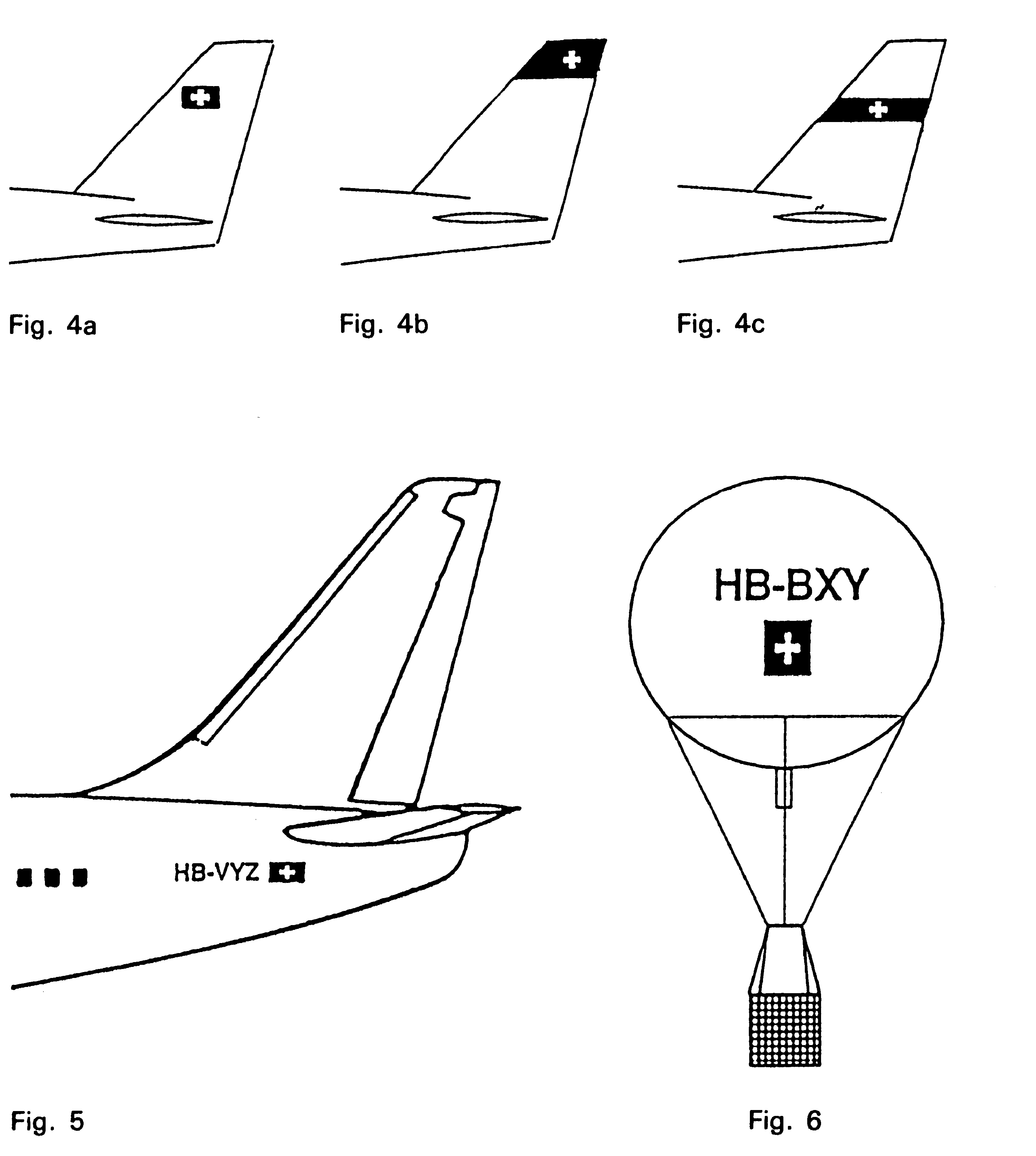 instruction image for aircraft markings