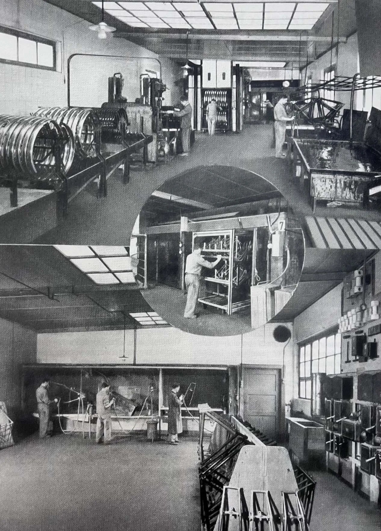 Condor-Velofabrik im Jahr 1943