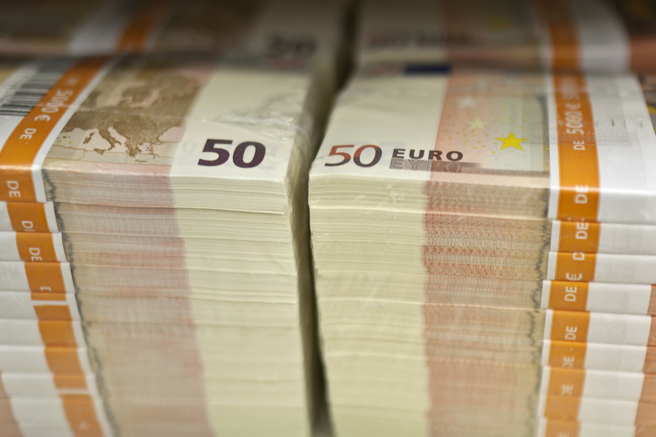 mazzette di banconote da 50 euro