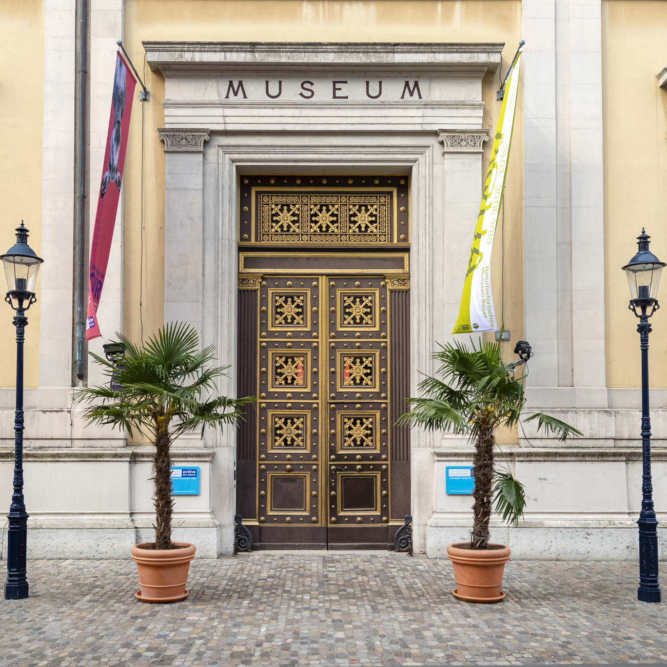Entrance to the Natural History Museum in Basel