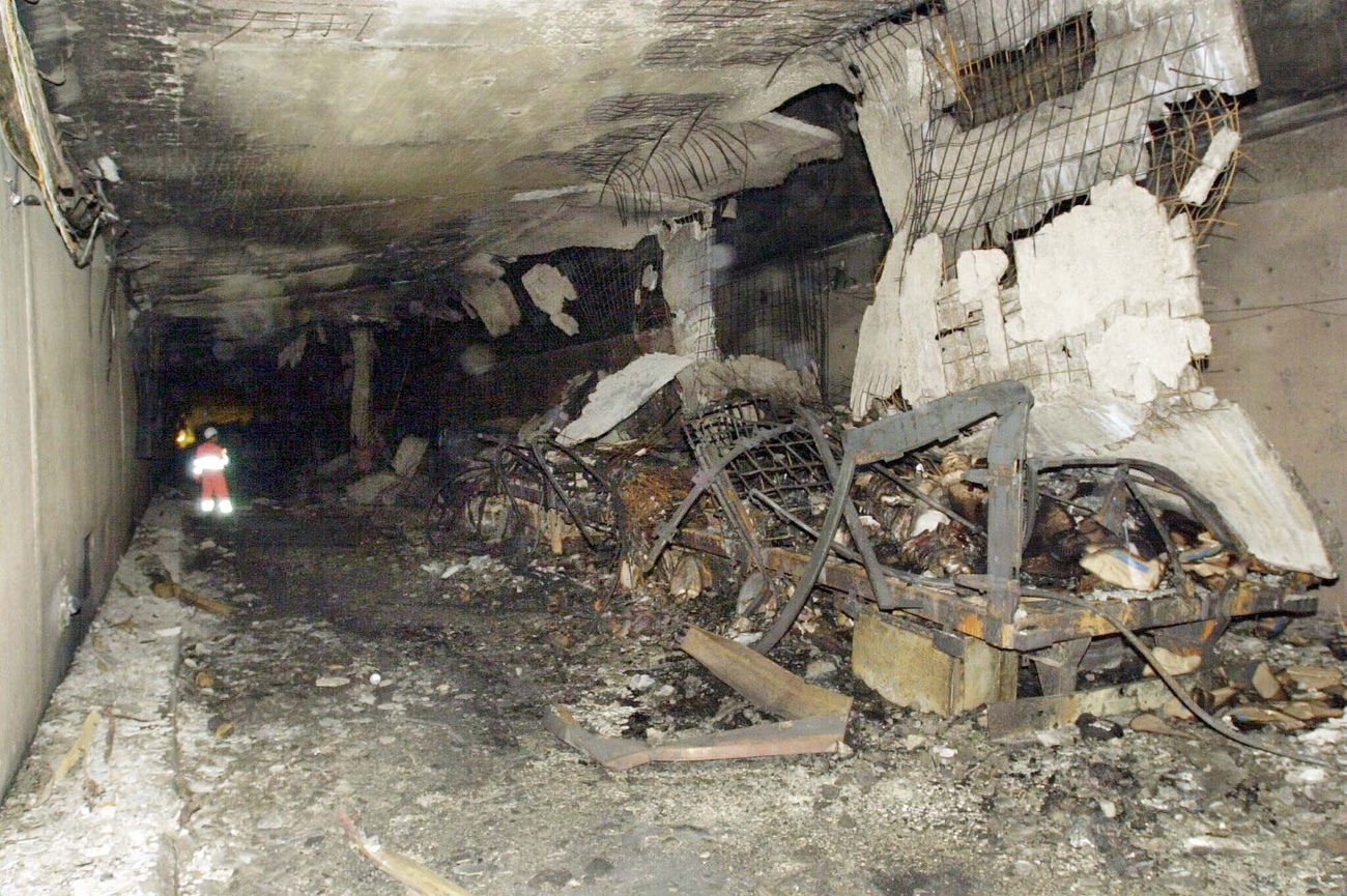 Incendio en el túnel de San Gotardo