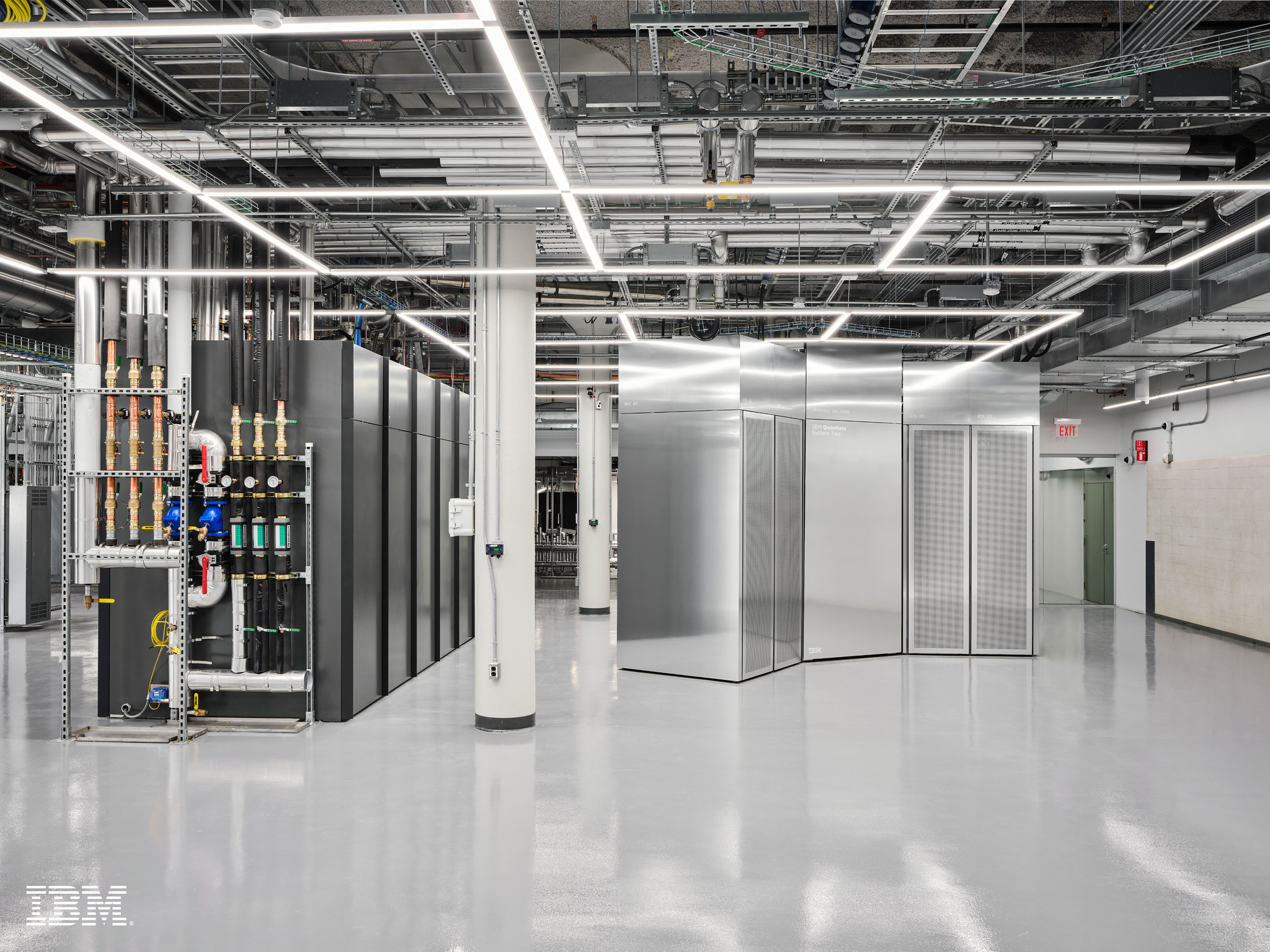 Il sistema IBM Quantum System Two a Poughkeepsie, nello Stato di New York.
