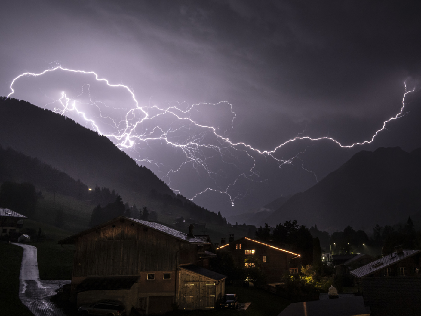 Switzerland is among the countries in Europe most frequently struck by lightning