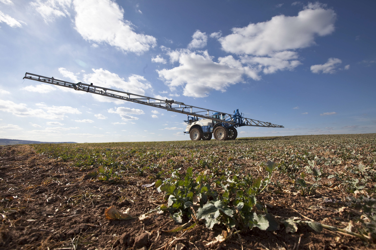 spraying
