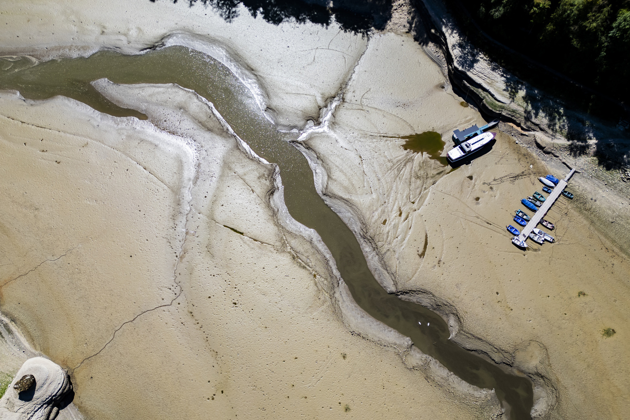 Lake Brenets, July 28, 2026. Since spring, Switzerland and much of Europe have been gripped by an exceptional drought.