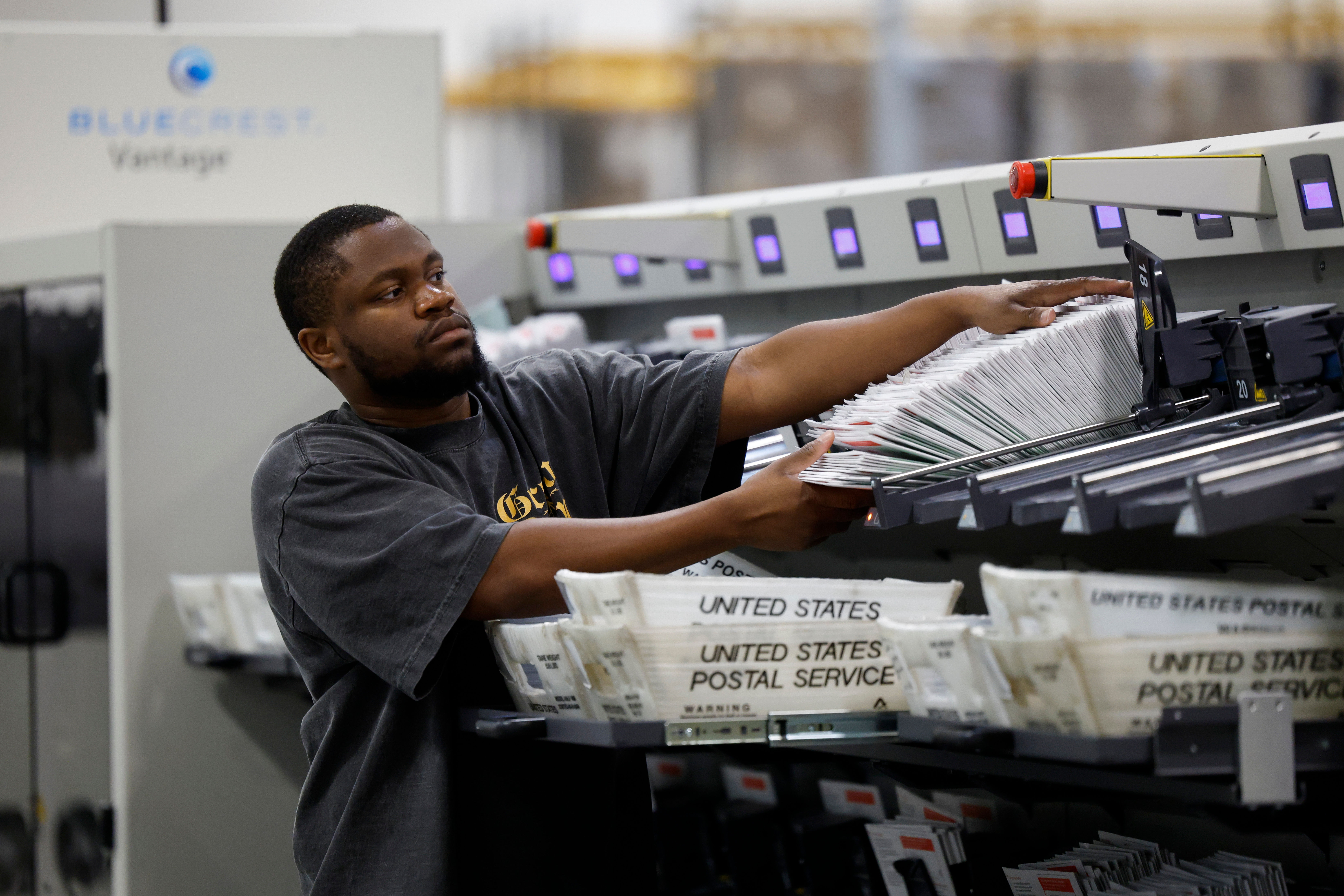 US postal service worker