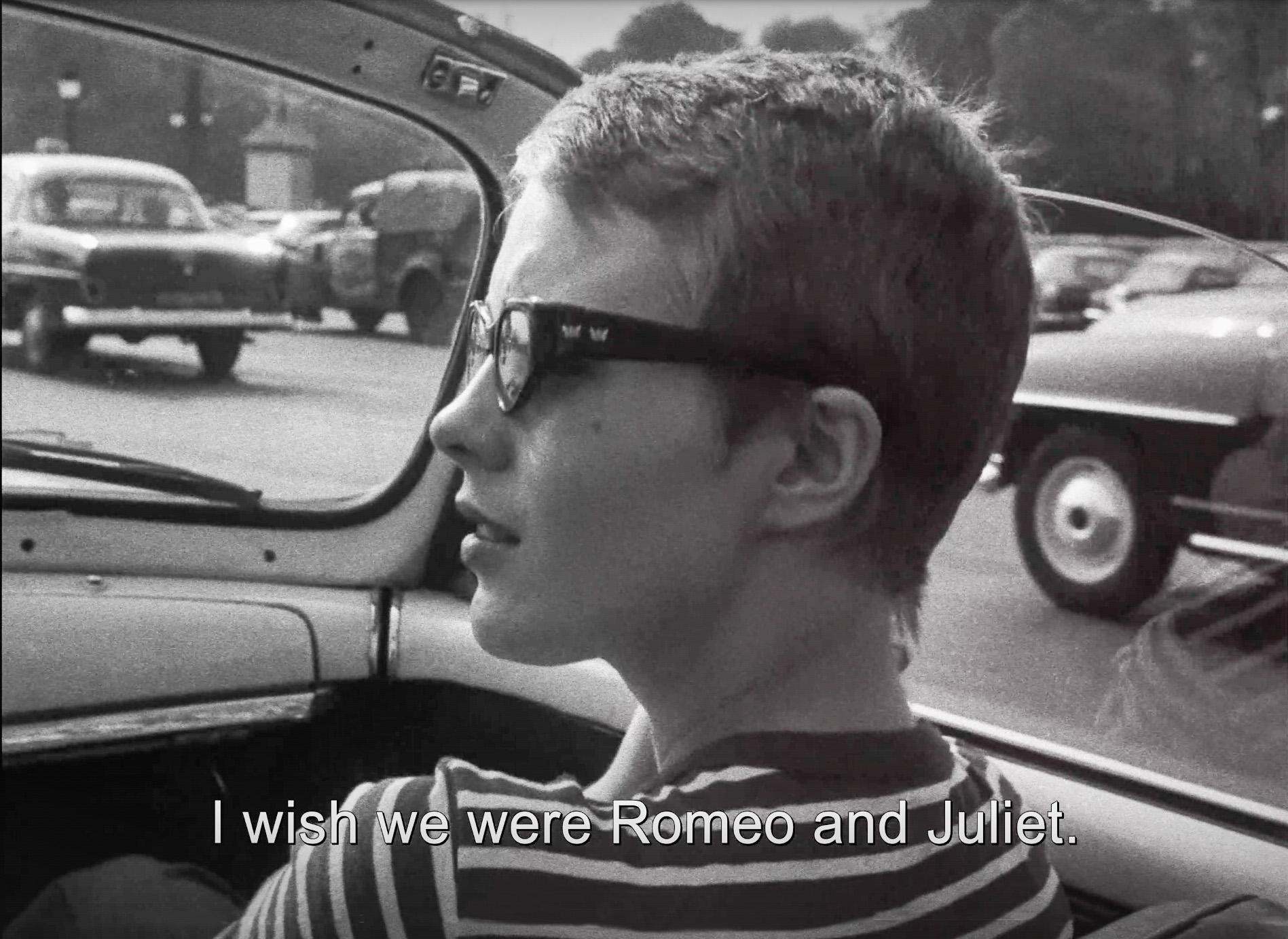 The American actress Jean Seberg became an icon of the French New Wave cinema of the 1960s (Nouvelle Vague), with her presence in Jean-Luc Godard's first film, "Breathless" (À bout de souffle), 1963. In France, outside of Paris, most films screened in theaters are subbed.