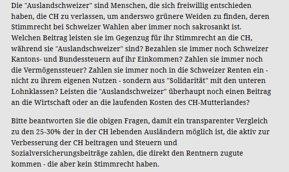 Screenshot eines Leserkommentars