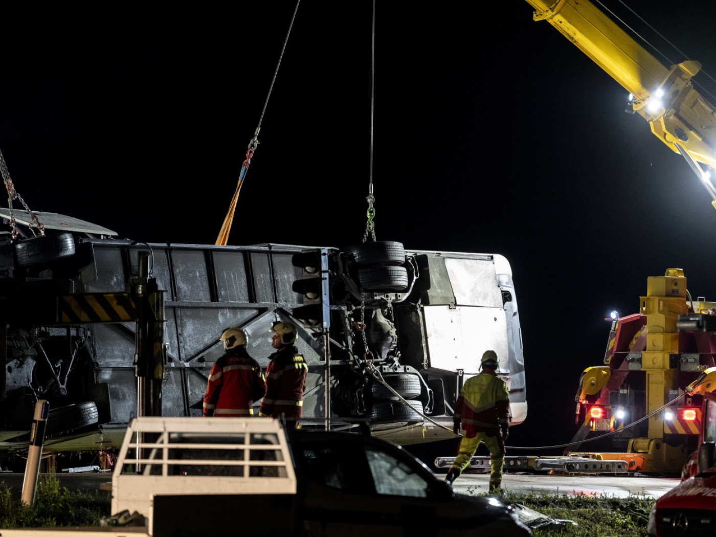 Five people lose their lives in a car crash in the Engadin