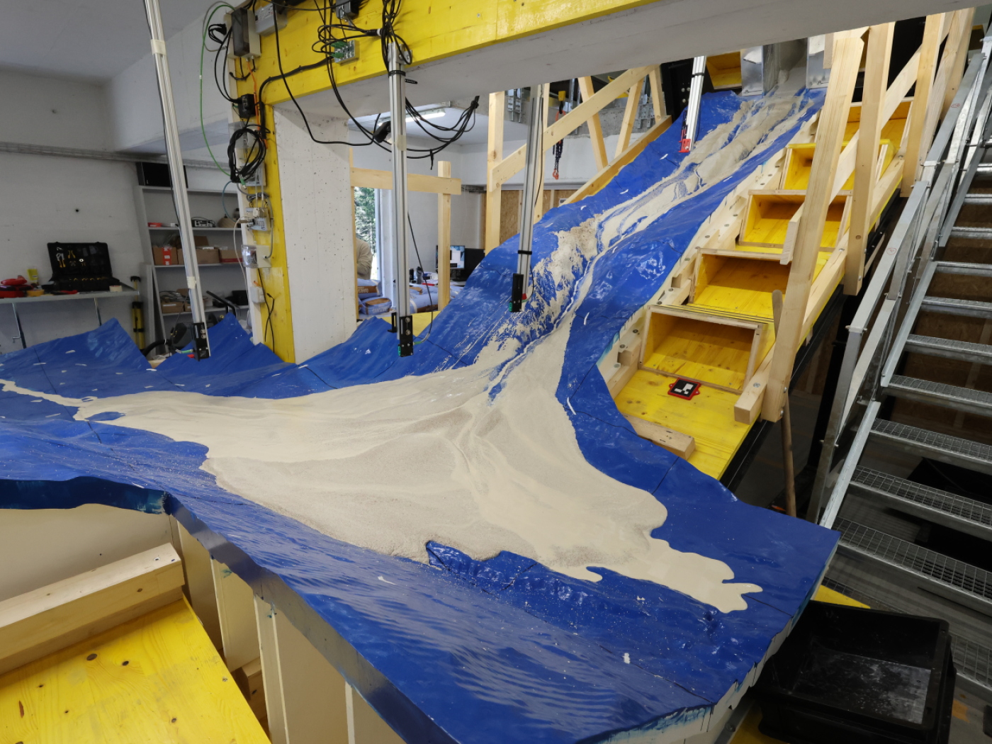 SLF simulates landslides using a 3D model of Blatten, Valais