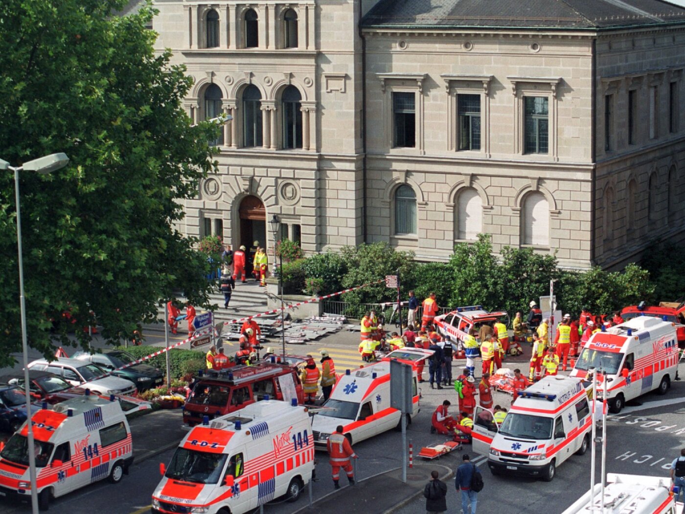 Parmelin recalls the attack 25 years ago