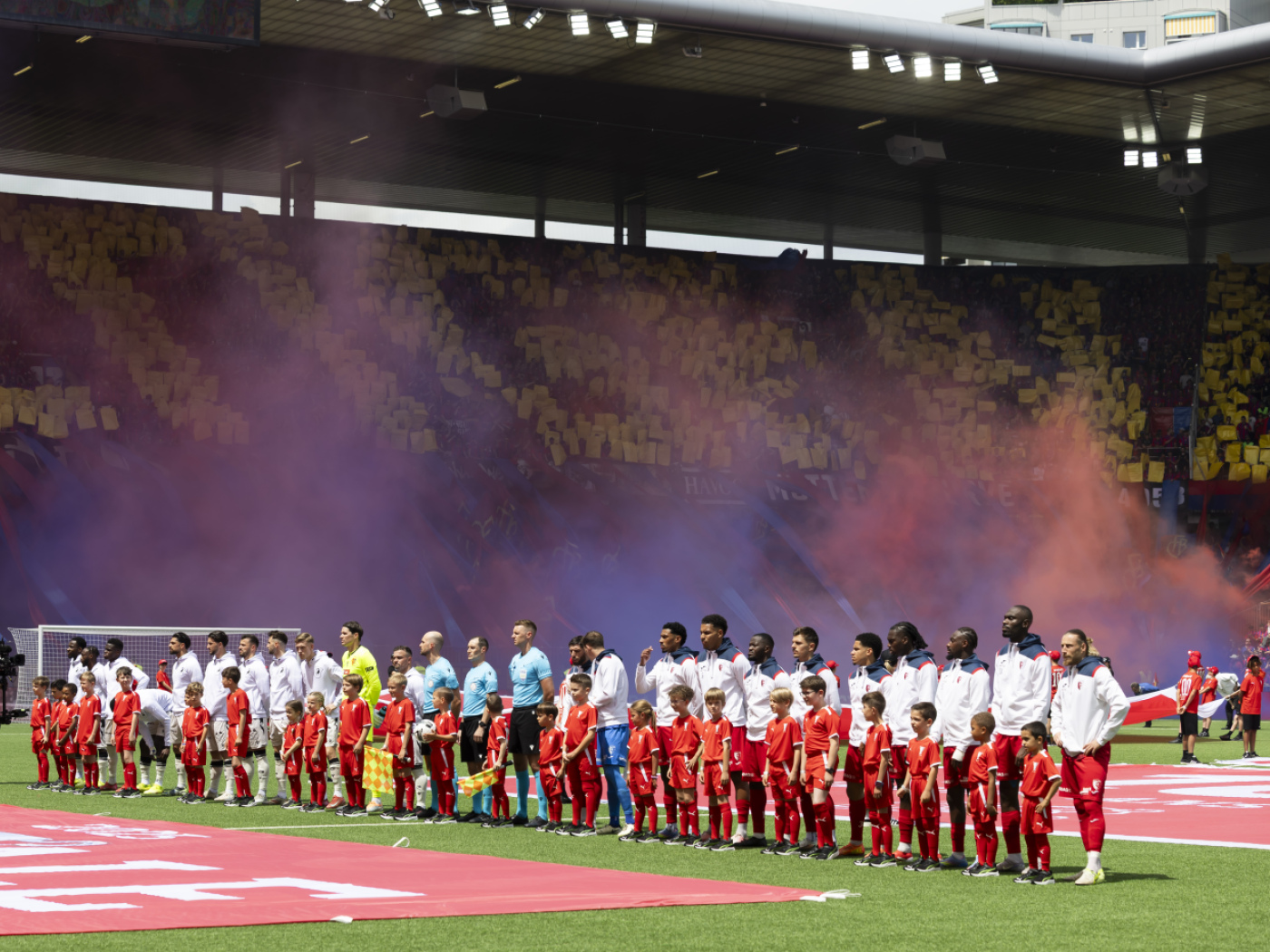 Bern Cantonal Police are searching for four football fans who attended the cup final
