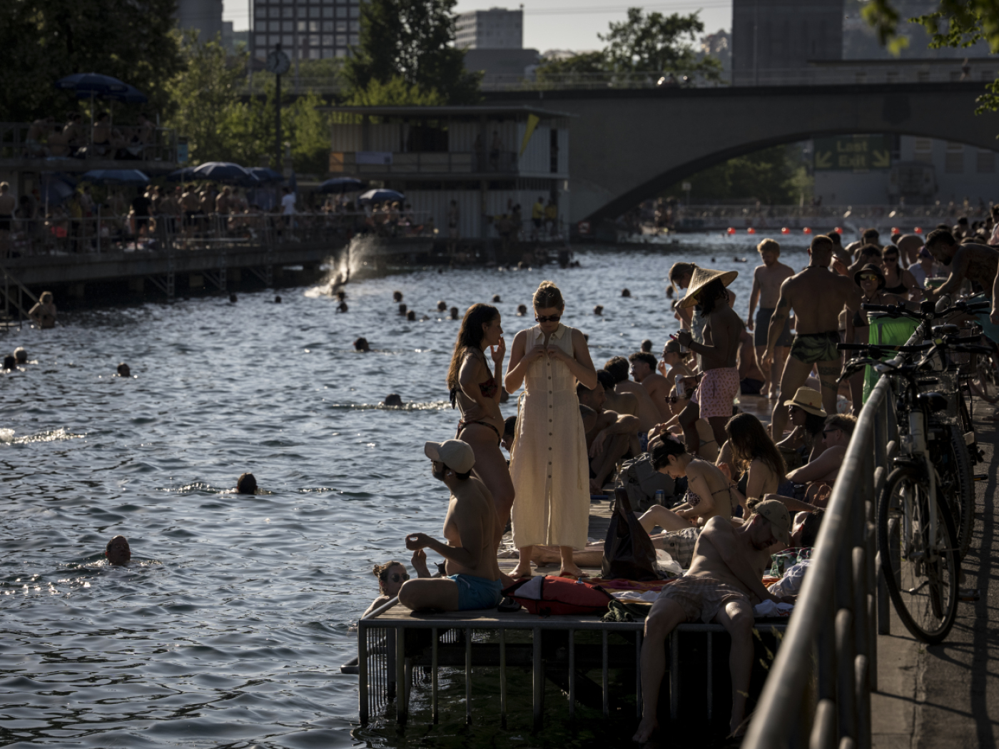 The hot summer led to record numbers at Swiss outdoor swimming pools