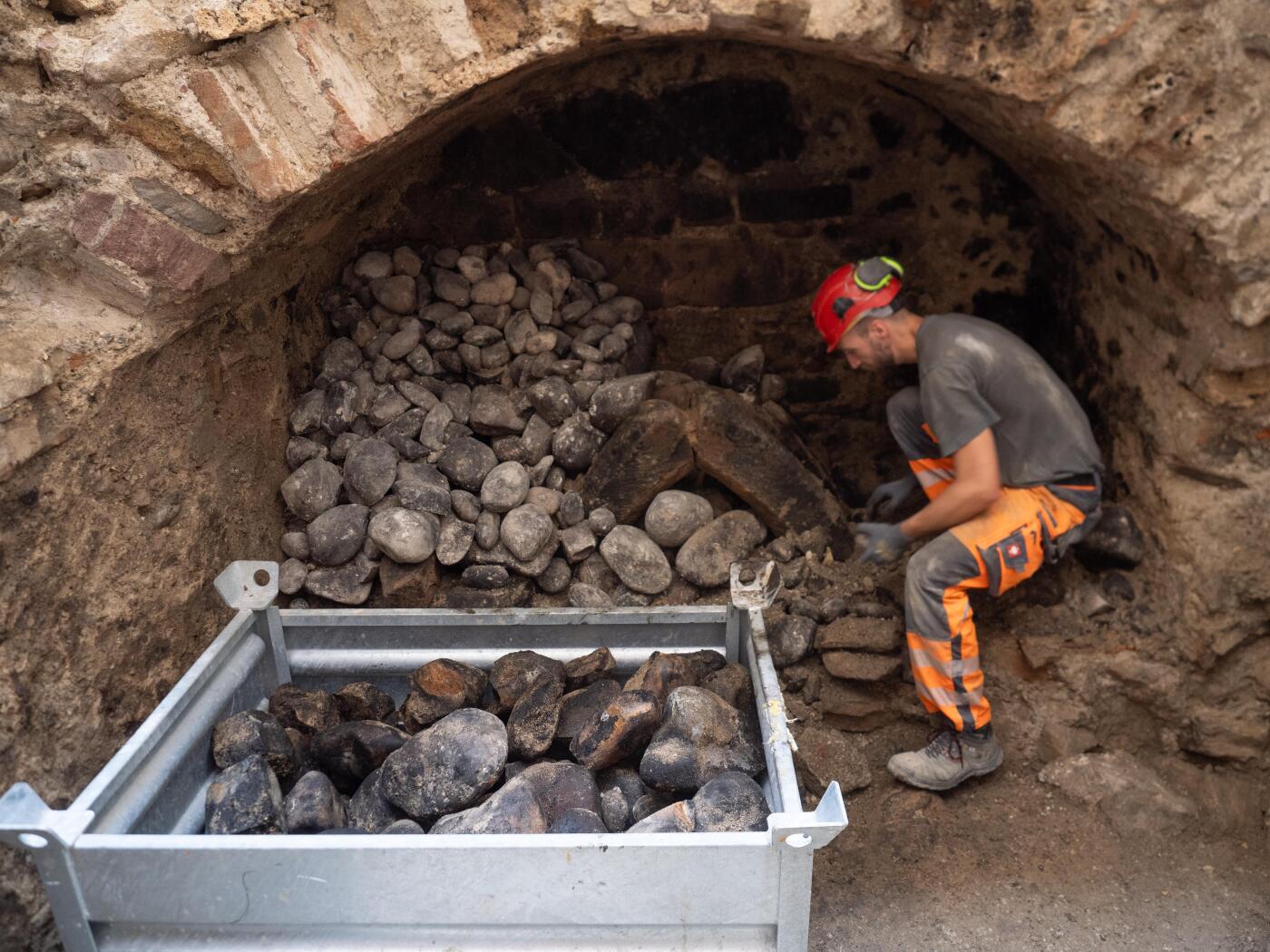 Swiss archaeologists uncover rare medieval heating system