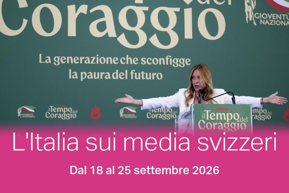Meloni domenica 20 settembre, in occasione della festa nazionale della Gioventù Nazionale (il movimento giovanile di Fratelli d'Italia).