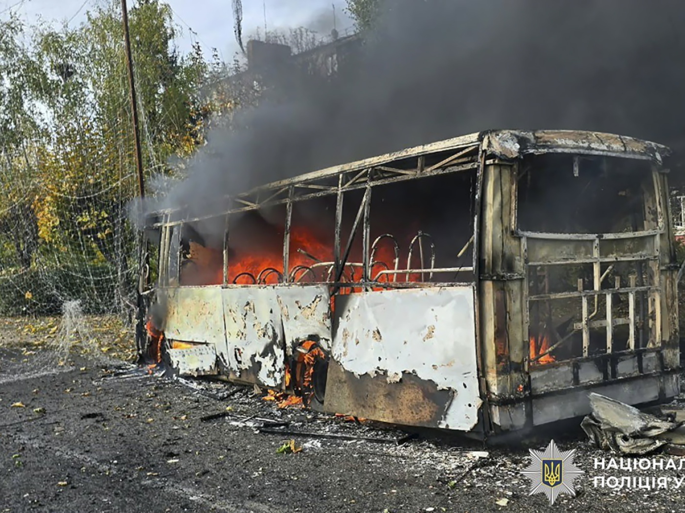 Russian Strike on Ukrainian Buses Near Kramatorsk Kills at Least 30