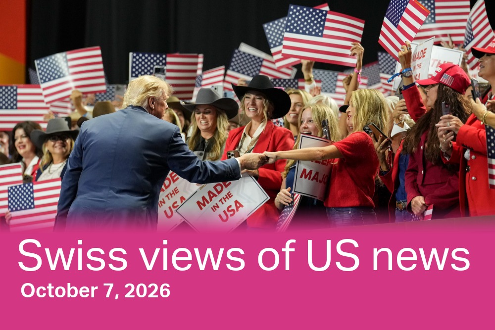 Trump greets attendees upon arrival to speak on the first day of the Midterm Republican National Convention at the American Airlines Center in Dallas