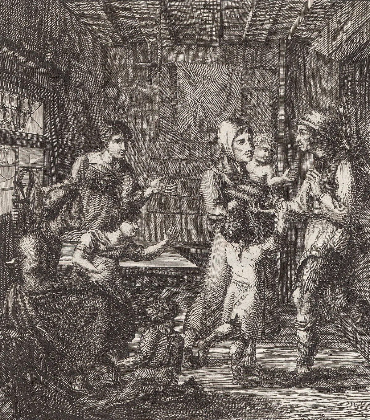 نقش يصور مجاعة عام 1816