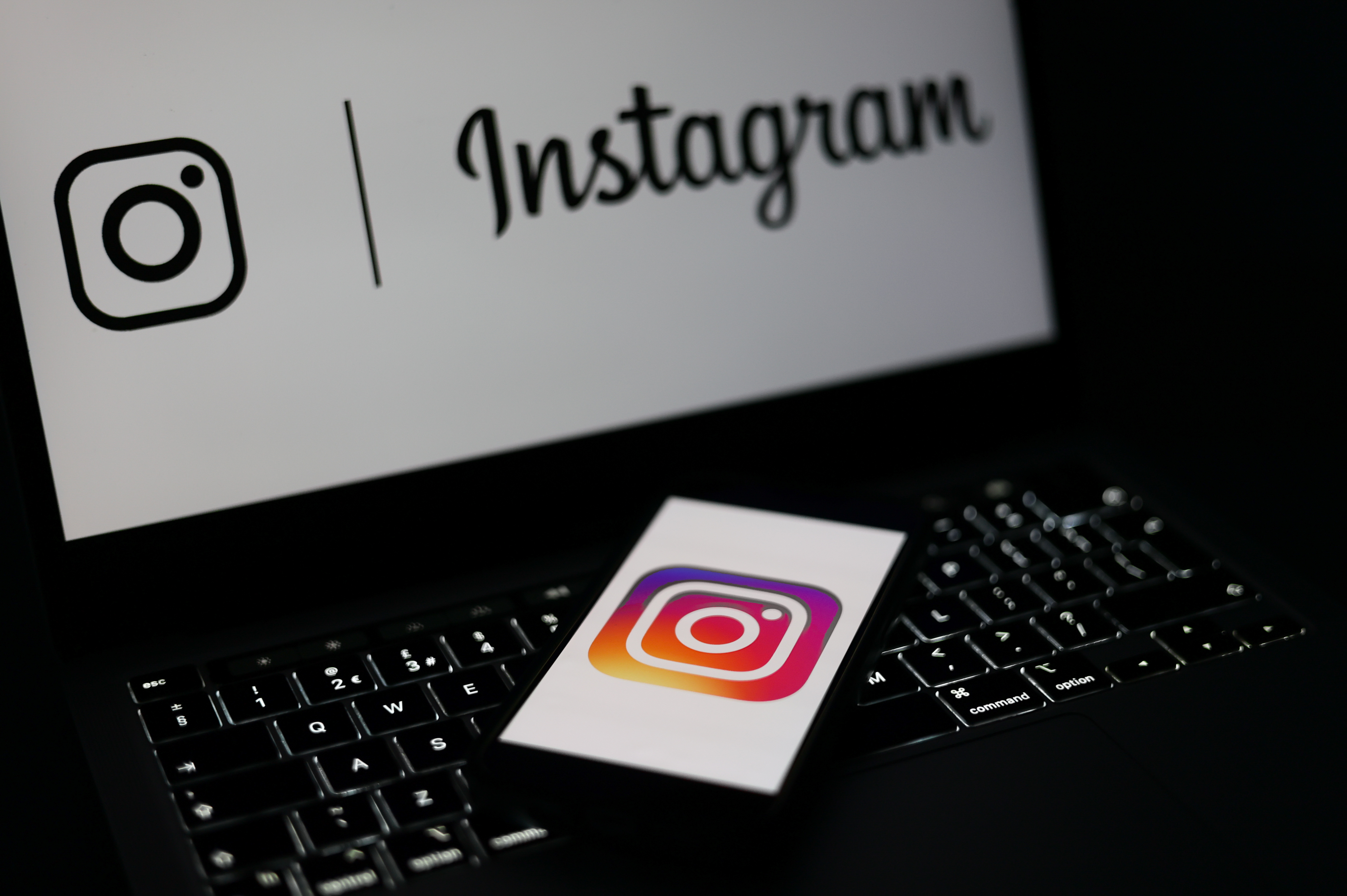 O logotipo do Instagram