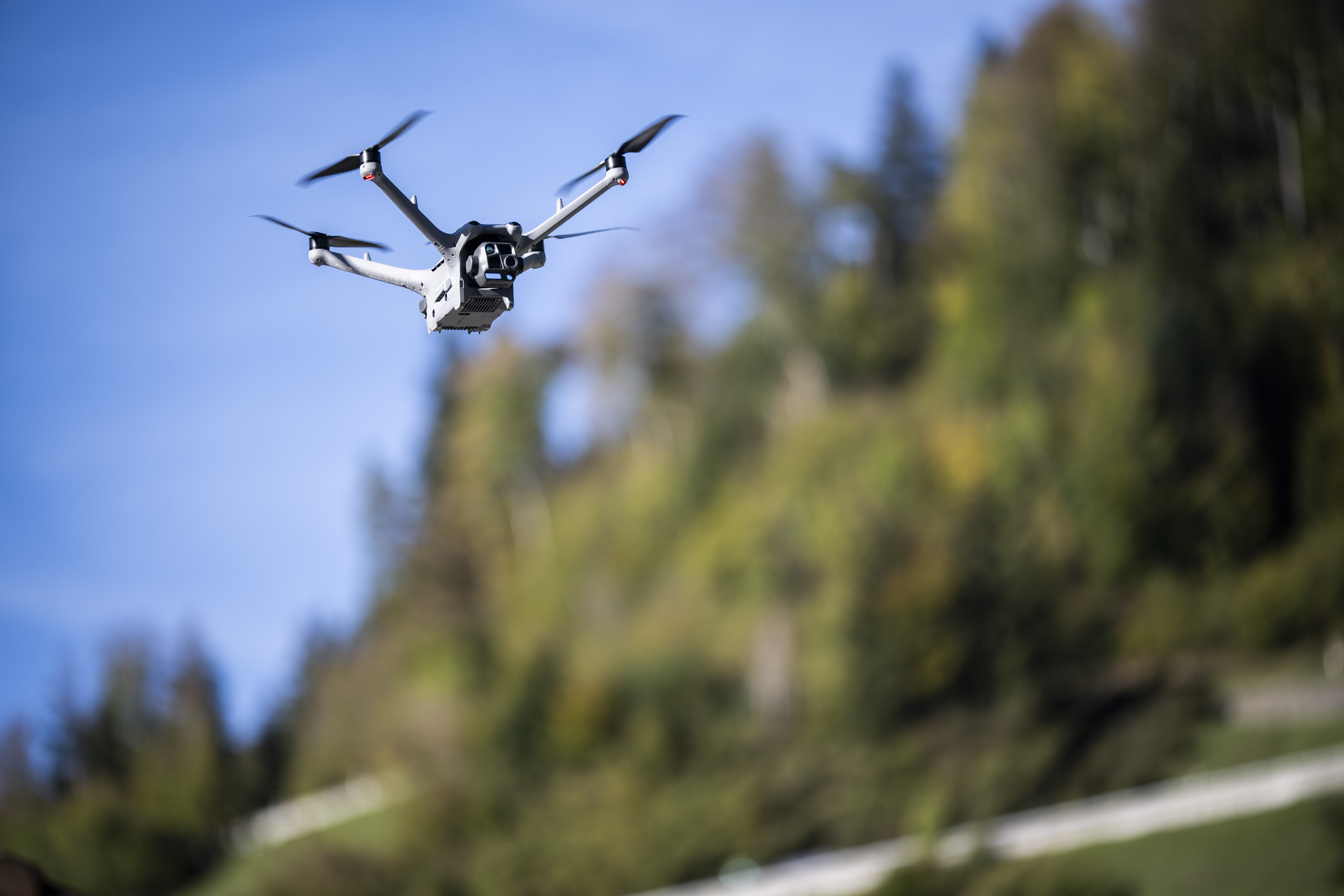 Drone della polizia sangallese.