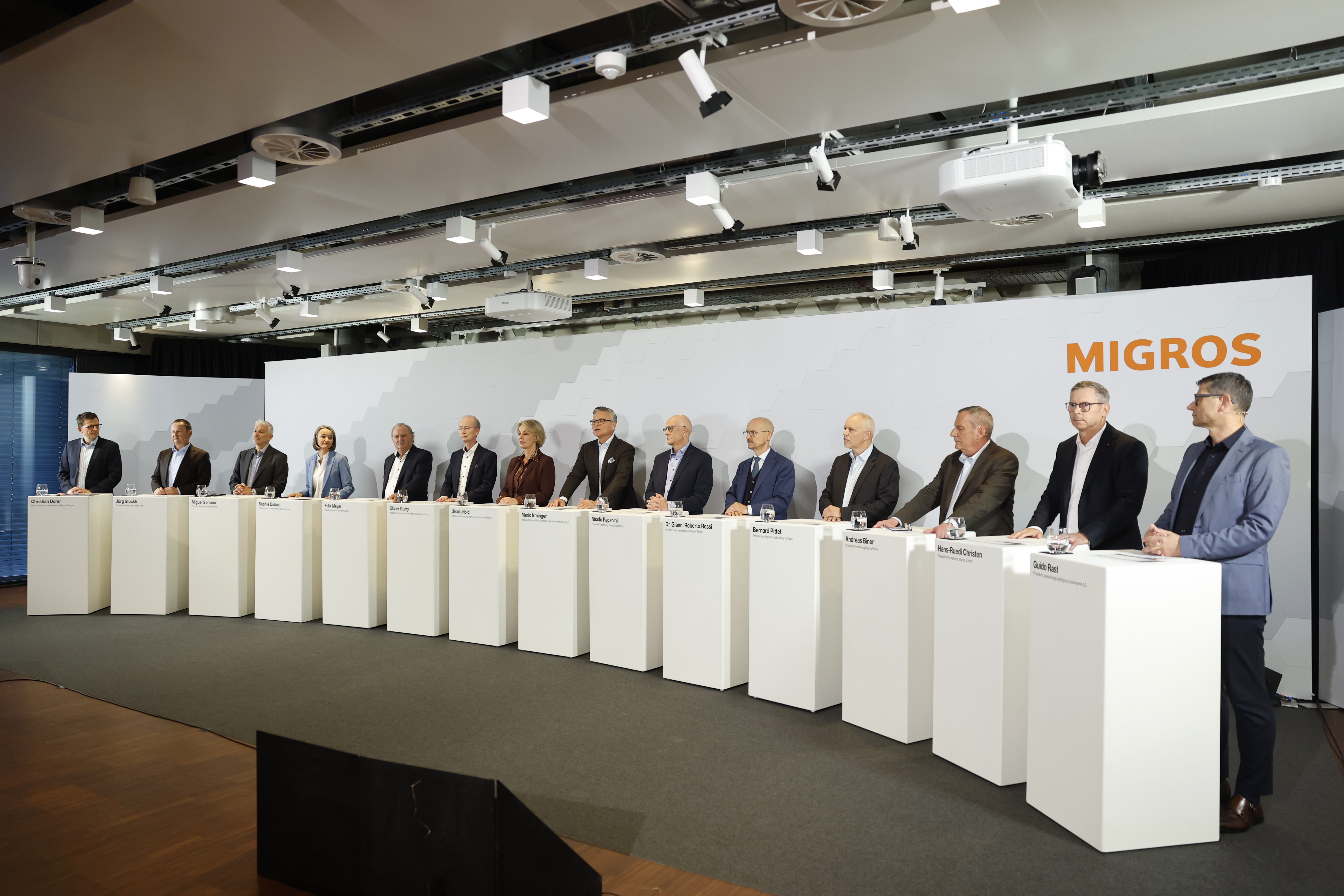 tutti i dirigenti delle cooperative migros