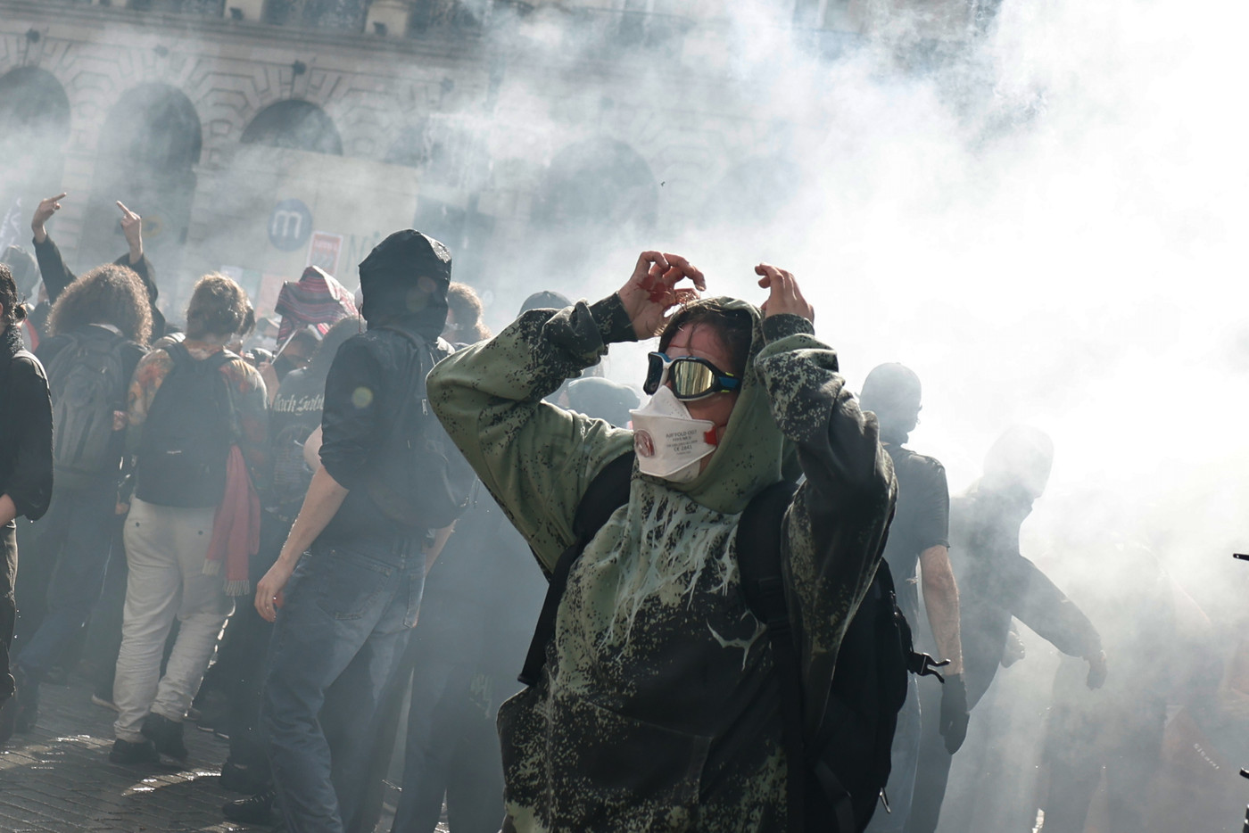 manifestanti francia