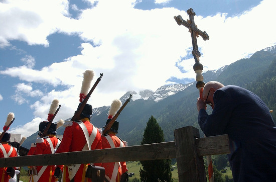 Procesión del Corpus Christi en el Valais.