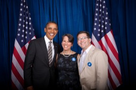 Suzi LeVine and her husband, Eric