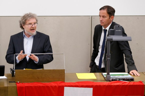 François Cherix (left) and Martin Naef