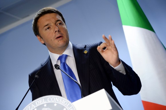 Hat am 1. Juli die EU-Präsidentschaft übernommen: Matteo Renzi.