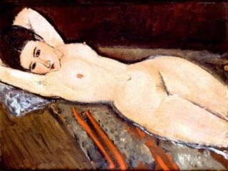 Modigliani: Desnudo acostado