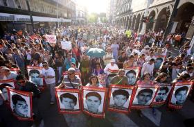 Manifestación contra asesinatos en México