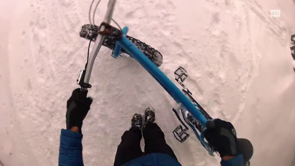 Sulla neve in bici con le Fat Bike - SWI swissinfo.ch