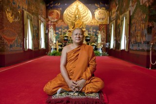 タイの仏教寺院の僧侶