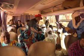 the caravan for peace in Mali