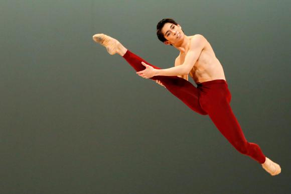 日本选手在2017年2月洛桑芭蕾舞比赛中