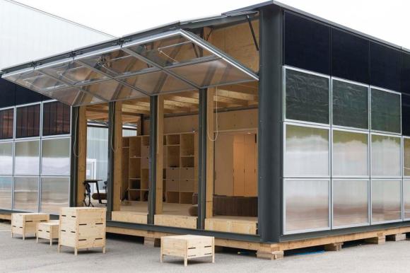 The Swiss-designed solar-powered community centre