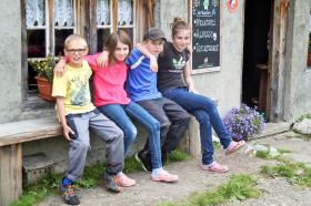 Les enfants de la famille Aellig.