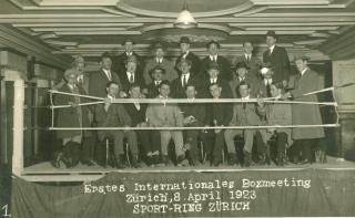 １９１９年に設立された、チューリヒ初のボクシングクラブBoxclub Sportring Zurich