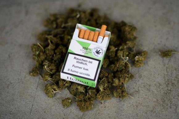 упаковка сигарет Heimat с марихуаной