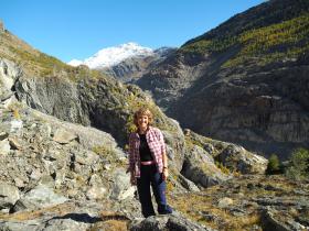 Author standing in alpine environment