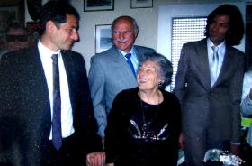 Agnes Parodi an ihrem 100. Geburtstag