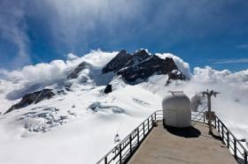 Jungfraujoch research station in the Swiss alps