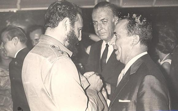 Fidel Castro y Emil Stadelhofer