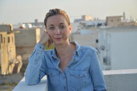 Maurine Mercier en Túnez.