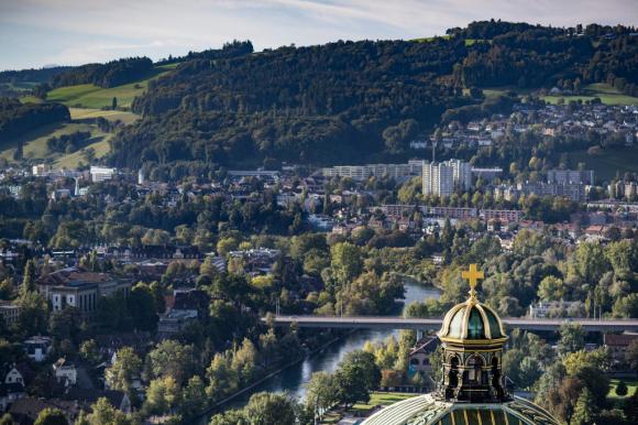city of bern from above