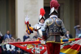 A Vatican Swiss Guard