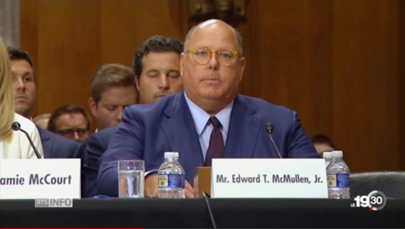 Ed McMullen at his Senate hearing