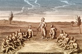 The Five Nation Confederacy: Engraving from Father Joseph Francois Lafitau